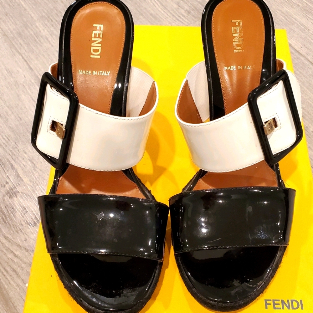 Fendi Wedge Sandals